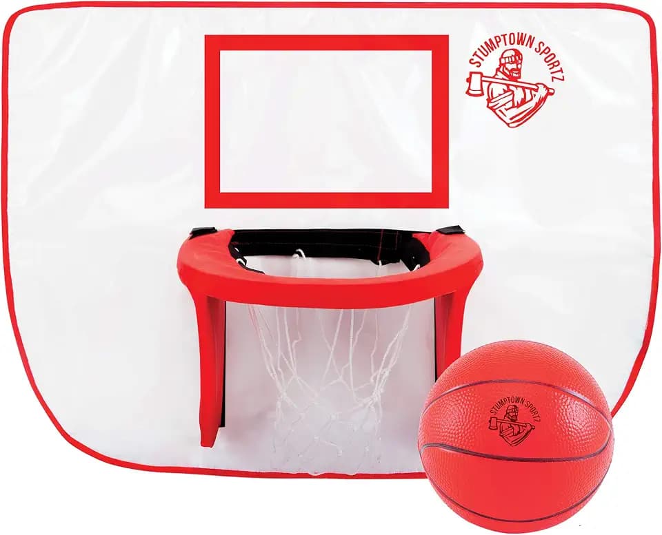 Trampoline Basketball Hoop with 3 Basketballs | Soft Material, Safe for Kids | Durable for Outdoor Play