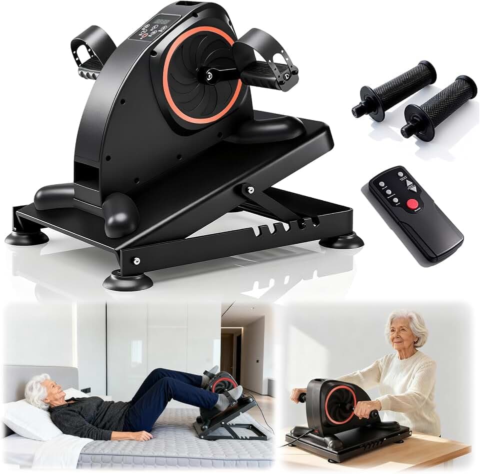 Arm and Leg Exercise Pedal Machine for Seniors, Seated Rehabilitation Bike for Physical Therapy, Elderly Stroke Recovery & Mobility Training Equipment