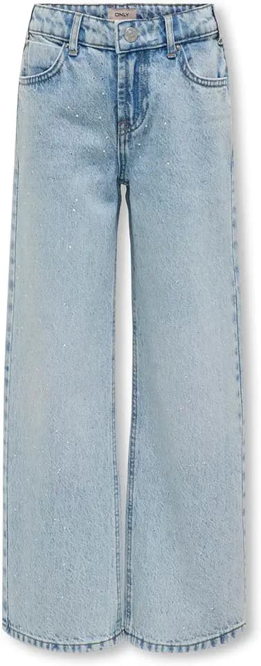 ONLY Girl Jeans mit weitem Bein KOGCOBAIN Gerade geschnitten Jeans