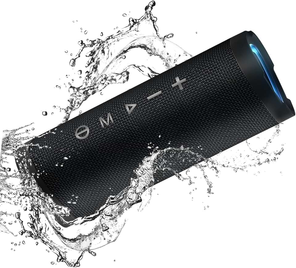 Vanzon Portable Bluetooth Speaker, Wireless Speakers with 24W Stereo Sound,IPX7 Waterproof，24H Playtime,TWS Pairing and Bluetooth 5.0