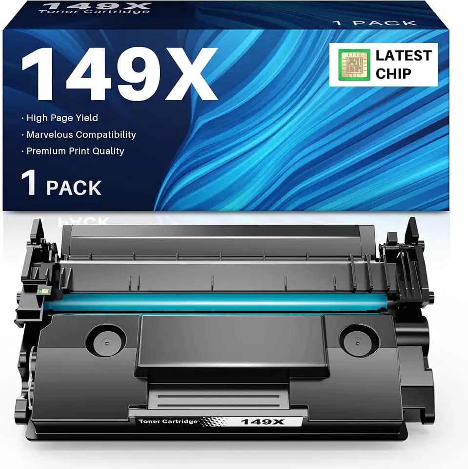 INK4U 149X Toner Schwarz Mit Chip Kompatible für HP 149X W1490X LaserJet Toner 149A W1490A Kompatible für HP LaserJet Pro 4002d 4002dw 4002dn LaserJet MFP 4102fdw 4102dw 4102fdn Drucker (Toner 149X)