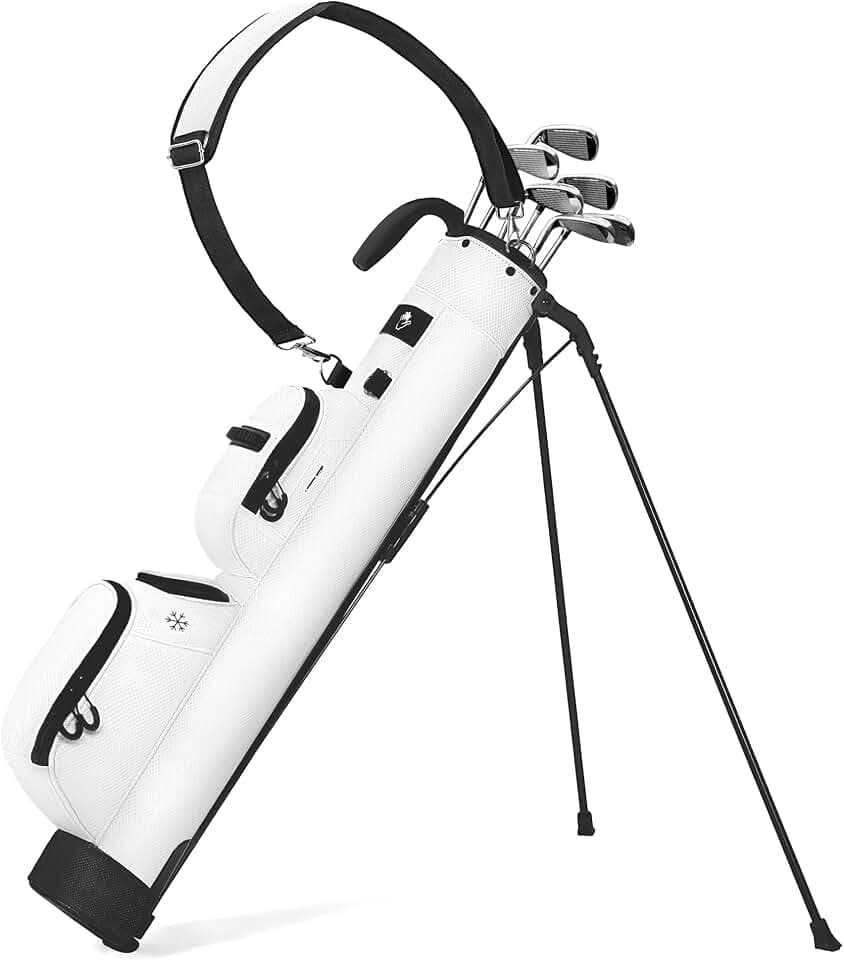 Shopsource Golf Stand Bag with Cooler Pocket, Lightweight Par 3 Carry Bag