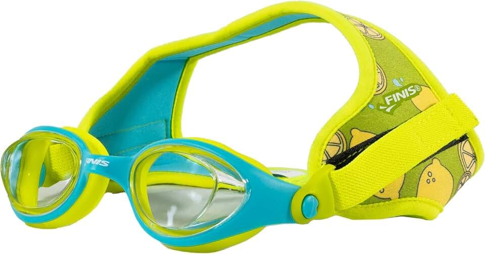 FINIS DragonFly Kids Swim Goggles - Ages 3-6, Adjustable Floating Strap, UV Protection, Anti-Fog