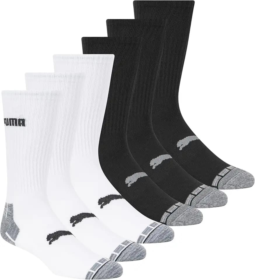 PUMA Men's Crew Socks (6-Pack)
