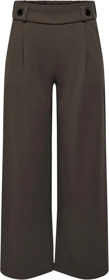 Jacqueline de Yong Damen Hose Weites Bein - JDYGEGGO - Wide Leg Anzughose - Mid Waist - Elegante und Bequeme Stoffhose aus Weichem Jersey-Material mit Stretch