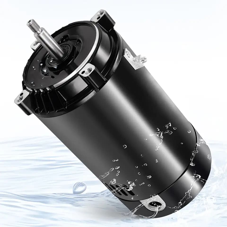 SP1610Z1MBK 1 HP Pool Pump Motor, 56J Square Flange, 230V 3450 RPM