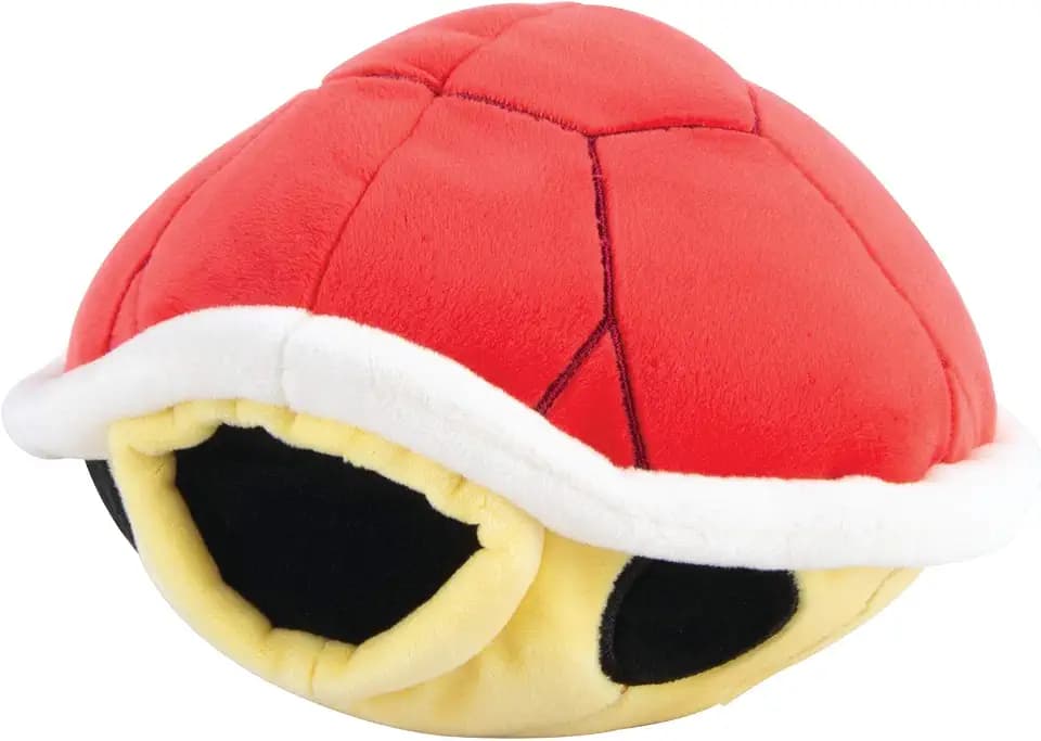 Club Mocchi Mocchi- Mario Kart Red Shell Collectible Plush - 6 Inch