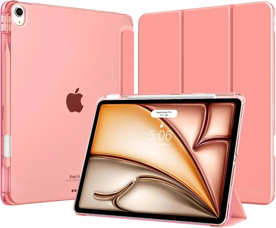 MoKo Hülle für iPad Air 13 Zoll (M4/M3/M2) 2026/2025/2024 mit Stifthalter