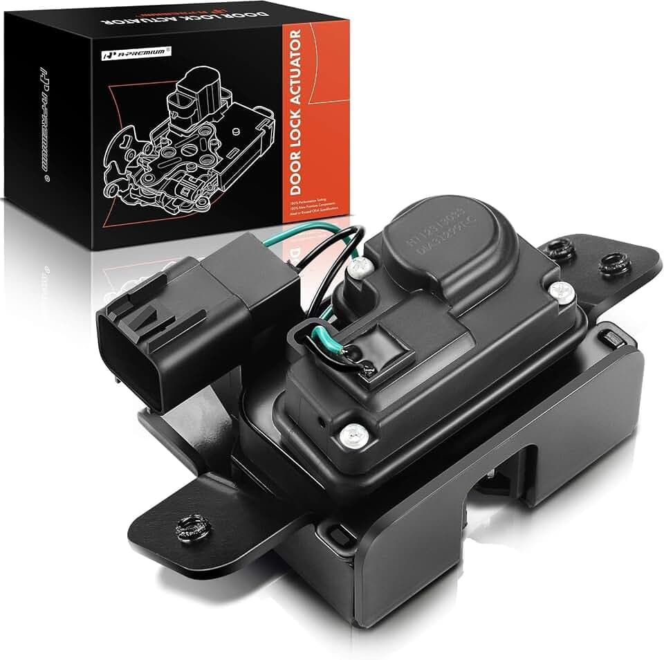 A-Premium Trunk Latch Lock Actuator w/ 4-Pin, Only Fit Manual Liftgate