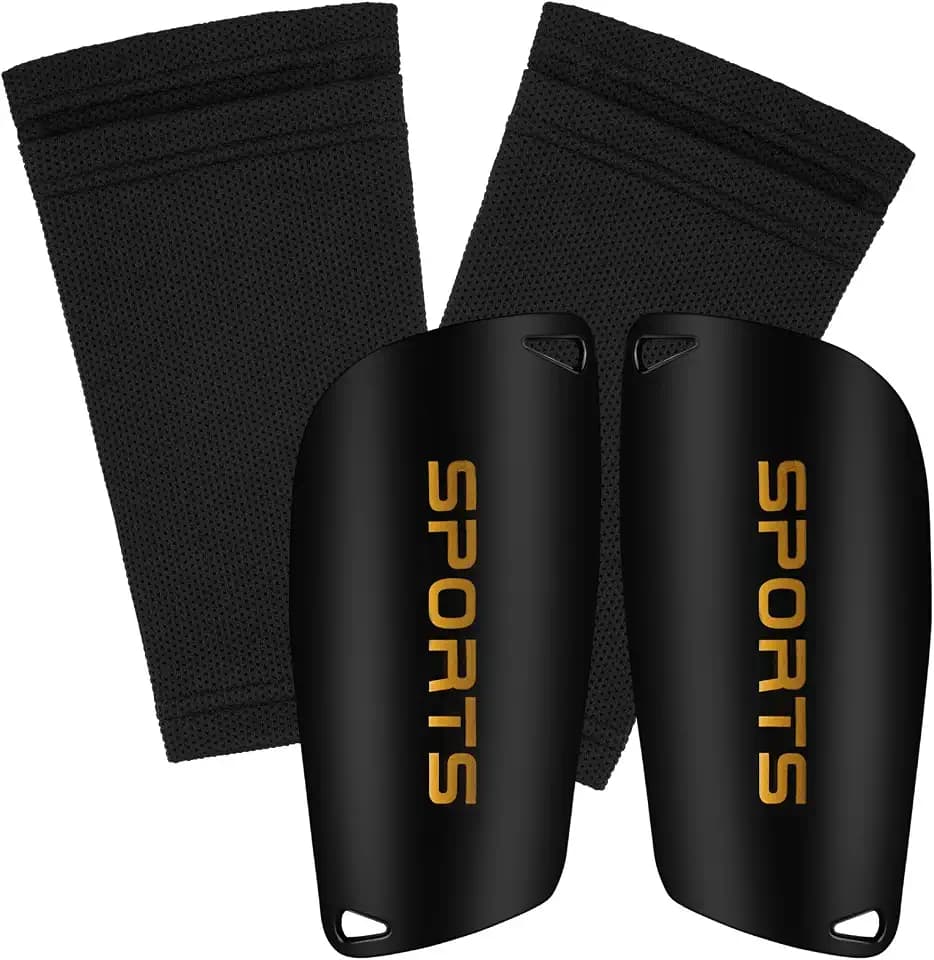 Flintronic Schienbeinschoner Kinder Fußball, Schienbeinschoner Fussball mit Anti-Rutsch Ärmel, Fussball Schienbeinschoner, Shin Guard Für Jungen und Mädchen, Bietet Starke Dämpfung und Schutz