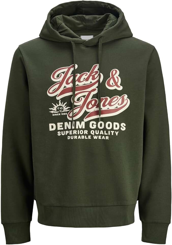 JACK & JONES Male Kapuzenpullover Logo Kapuzenpullover