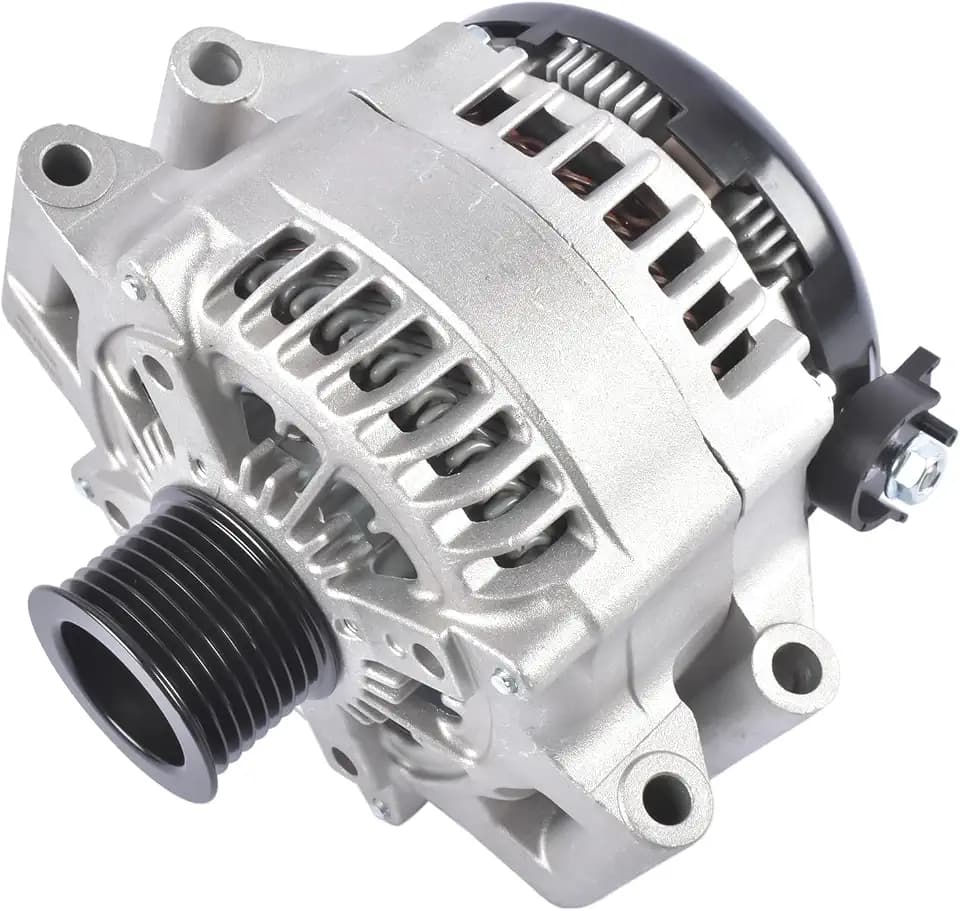 12317616119 12V Alternator 210A Fits B-M-W 3.0L L6 Models (2012-2019) - F30 335i, F32 435i, F25 X3 13-17, F26 X4, F15 X5, F16 X6, F10 535i, F01 740i, CW 8-Groove Pulley, Replace# 104210-6500