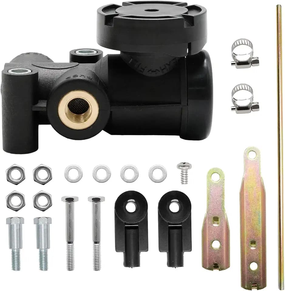 F245563 1/4" NPT Port Cabin Air Height Leveling Control Valve Kit, Replacement for Hadley H00600P Replacement for Mack 20QE2373, Replaces F245563