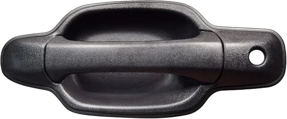 Front Left Driver Side Exterior Door Handle for Chevy Colorado/GMC Canyon 2004-2012, Textured Black w/Key Hole Replace# 25875521,15243676