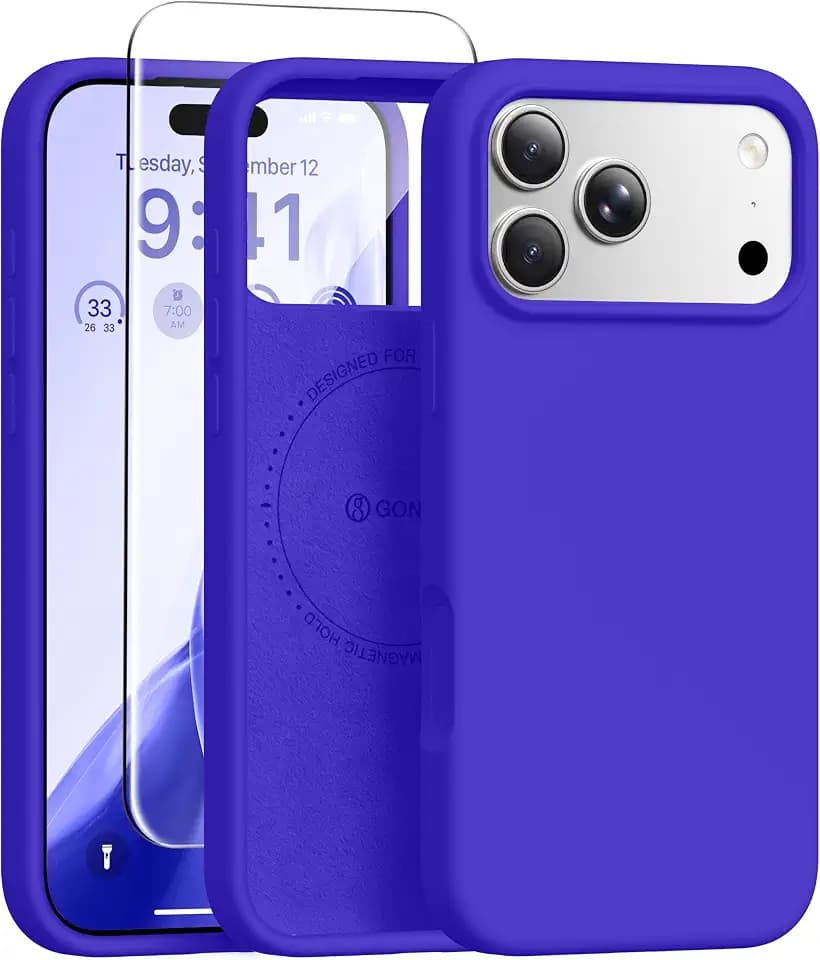 GONEZ for iPhone 18 Pro Case/iPhone 17 Pro Case, Cobalt Blue