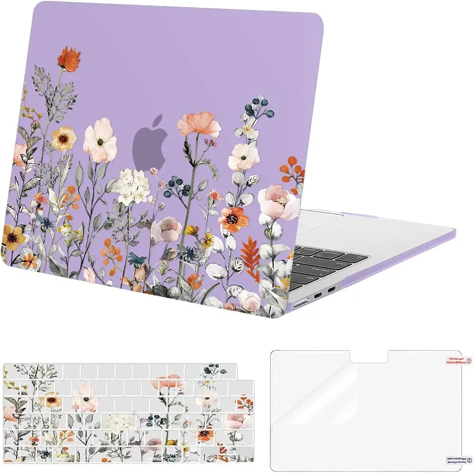 MOSISO Compatible with MacBook Air 13 inch Case M5 M4 M3 M2 2026-2022