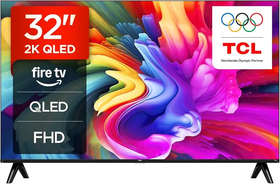 TCL 32SF560 – 32 Zoll, Full HD Smart QLED Direct LED TV mit Fire TV & HDR, Metallic Design, Rahmenlos