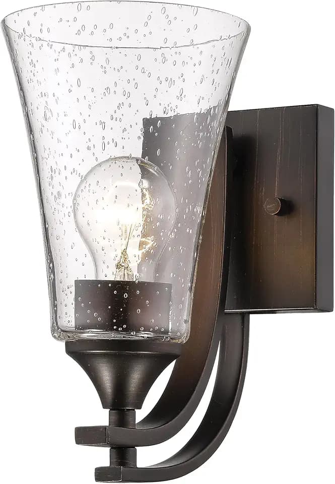 ML Lighting Natalie 1-Light Wall Sconce Rubbed Bronze