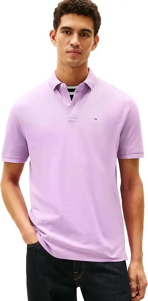 Tommy Hilfiger Men's Short Sleeve Cotton Pique Polo Shirt in Classic Fit