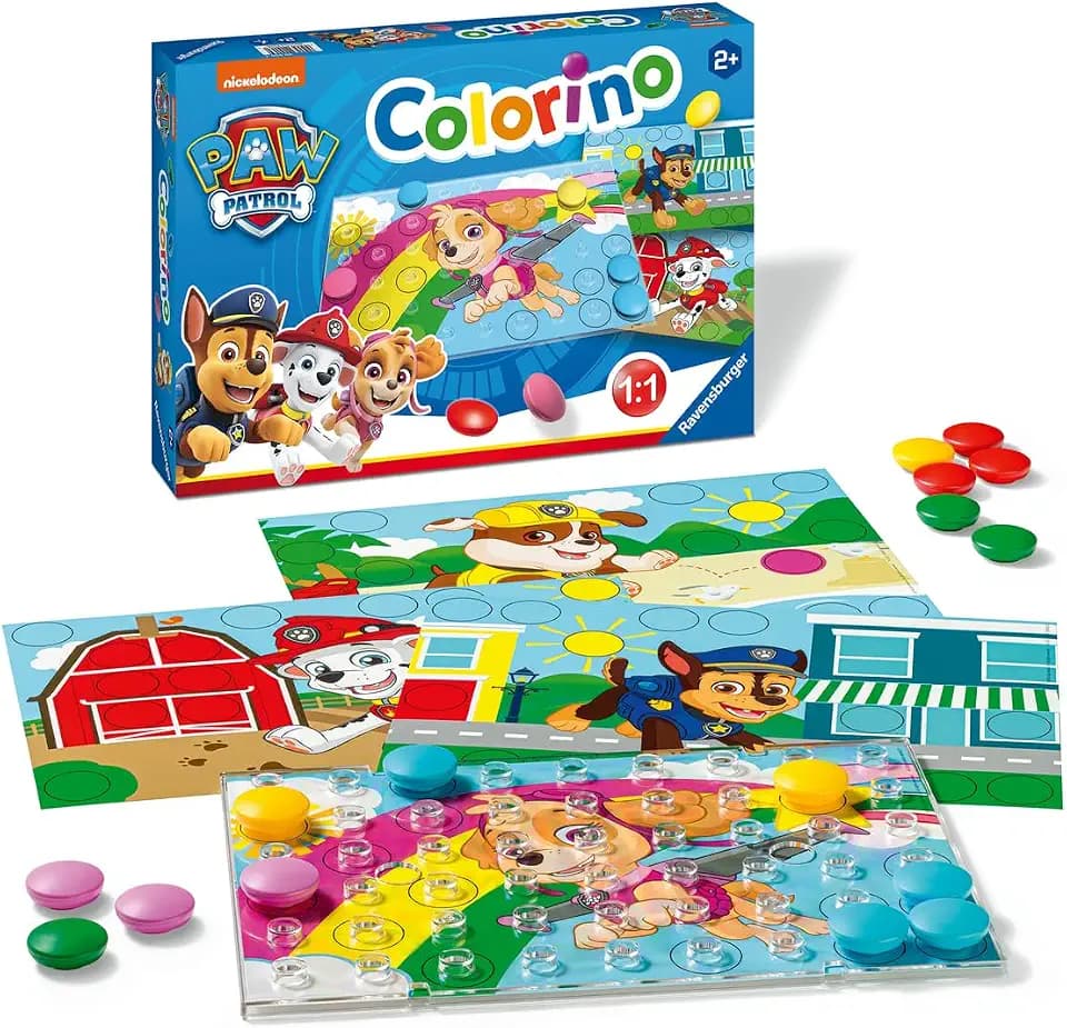 Ravensburger Kinderspiel Paw Patrol Colorino - Lernspiel ab 2 Jahre