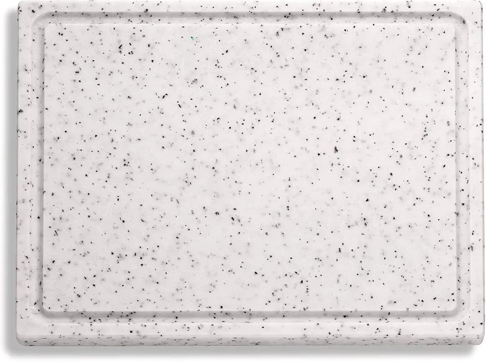 F. DICK Schneidbrett, Saftrille (Kunststoffschneidbrett, marmoriert, 265x325x18 mm, beidseitig verwendbar, HACCP) 91265000-90