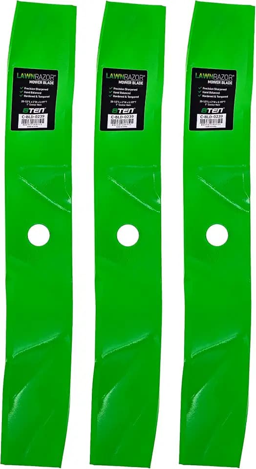 8TEN LawnRAZOR Blade for Exmark Lazer Z Vantage Radius E S X Series Ultra Cut 60" Deck 103-6393 103-6393-S (Mulching) 3 Pack