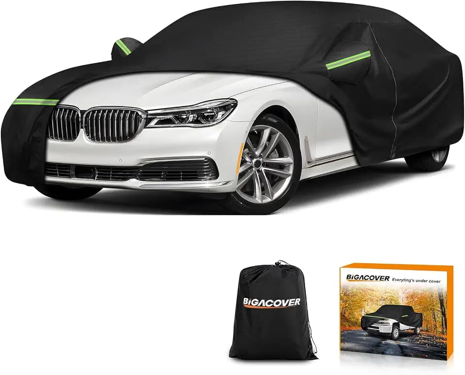 Waterproof Car Cover for BMW 3 Series 2007-2023 210D Oxford & Cotton Lining
