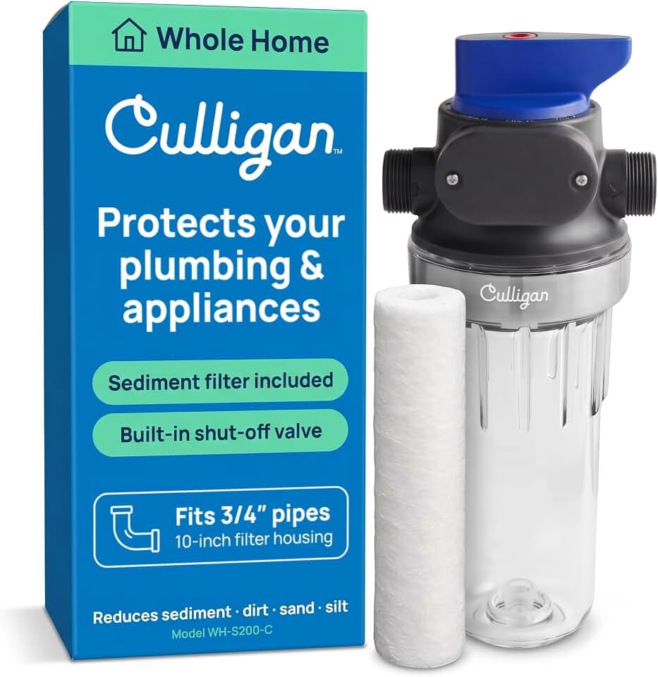 Culligan Whole House Water Filter System, 3/4" Standard, P5 Filter Included