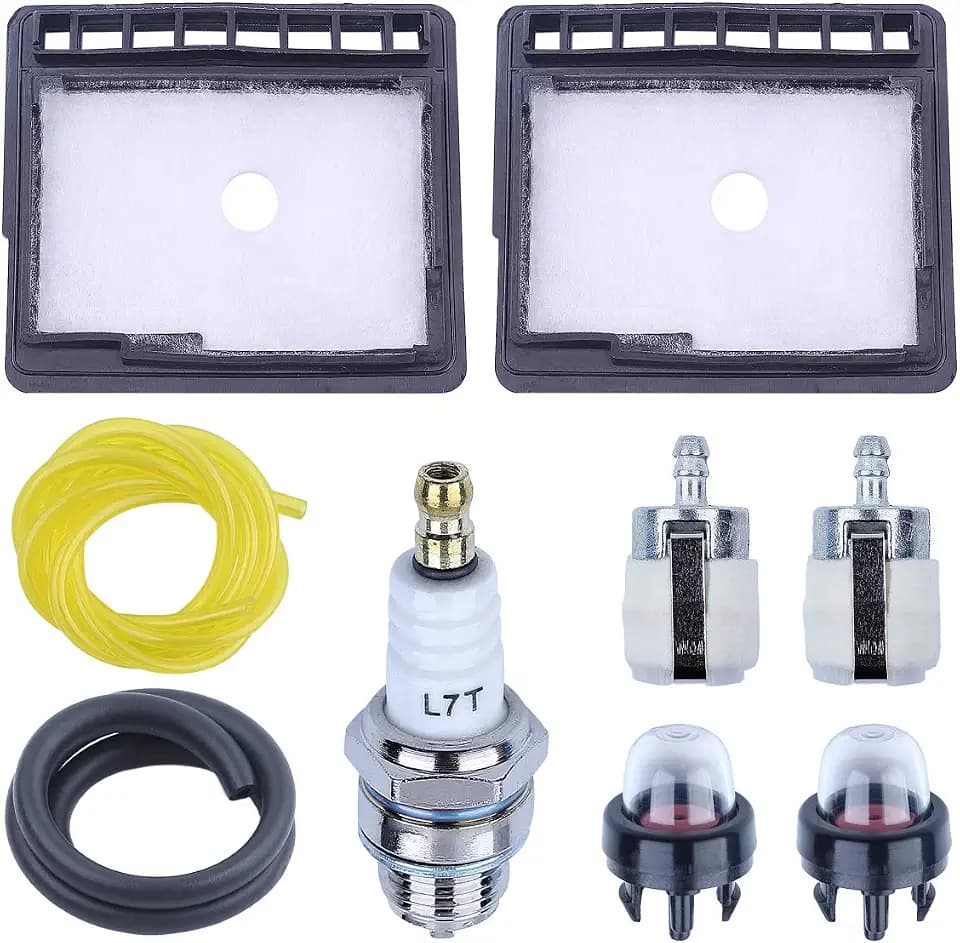 Adefol Luftfilter mit Primer Bubble Kraftstofffilterleitung Tune-Up Kit für Echo CS300 CS301 CS305 CS306 CS340 CS341 CS345 CS346 CS3000 CS3400 CS3450 Serie Ersetzt für 90076 90149Y