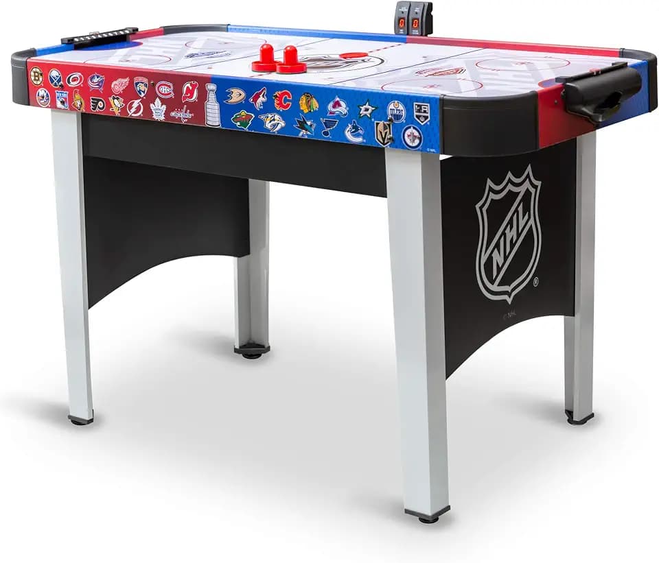 EastPoint Air Hockey Table, Rush, for Adults, Game Room, LED Scoring, 48"