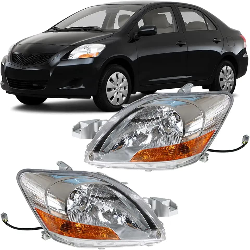 GXYWADY Headlights Assembly Replacement for Yaris Sedan Right Left Side
