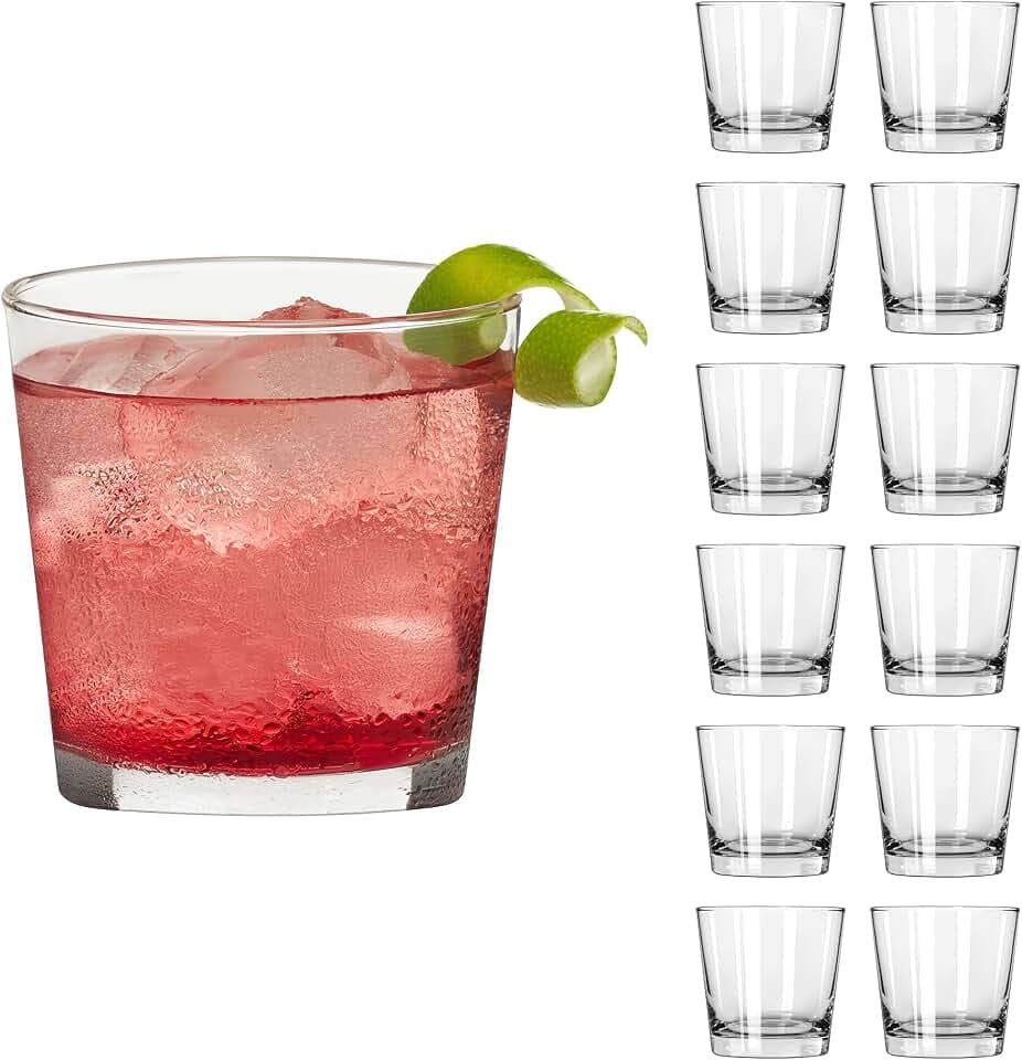 LIBBEY 70777 Trinkglas "HEAVY BASE", 266 ml, 12er Set