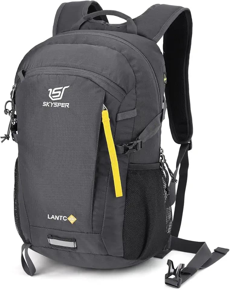 SKYSPER Leicht Wanderrucksack 20L Klein Rucksack mit Rückenbelüftung