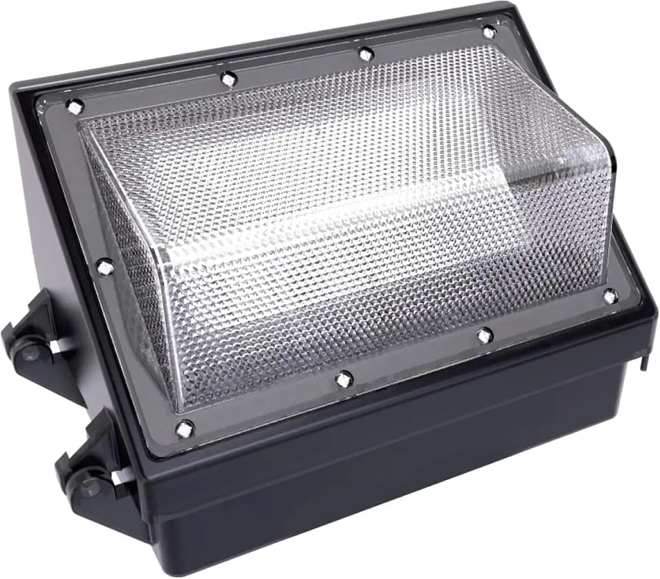 CEA LED Wall Pack Light 100w/70w/30w, 5 CCT, 3000K/3500K/4000K/5000K/6500K, IP65 Waterproof, Security Flood Light, ETL,100-277V, for Parking garages, Public Areas, Schools, Aluminum, Brown