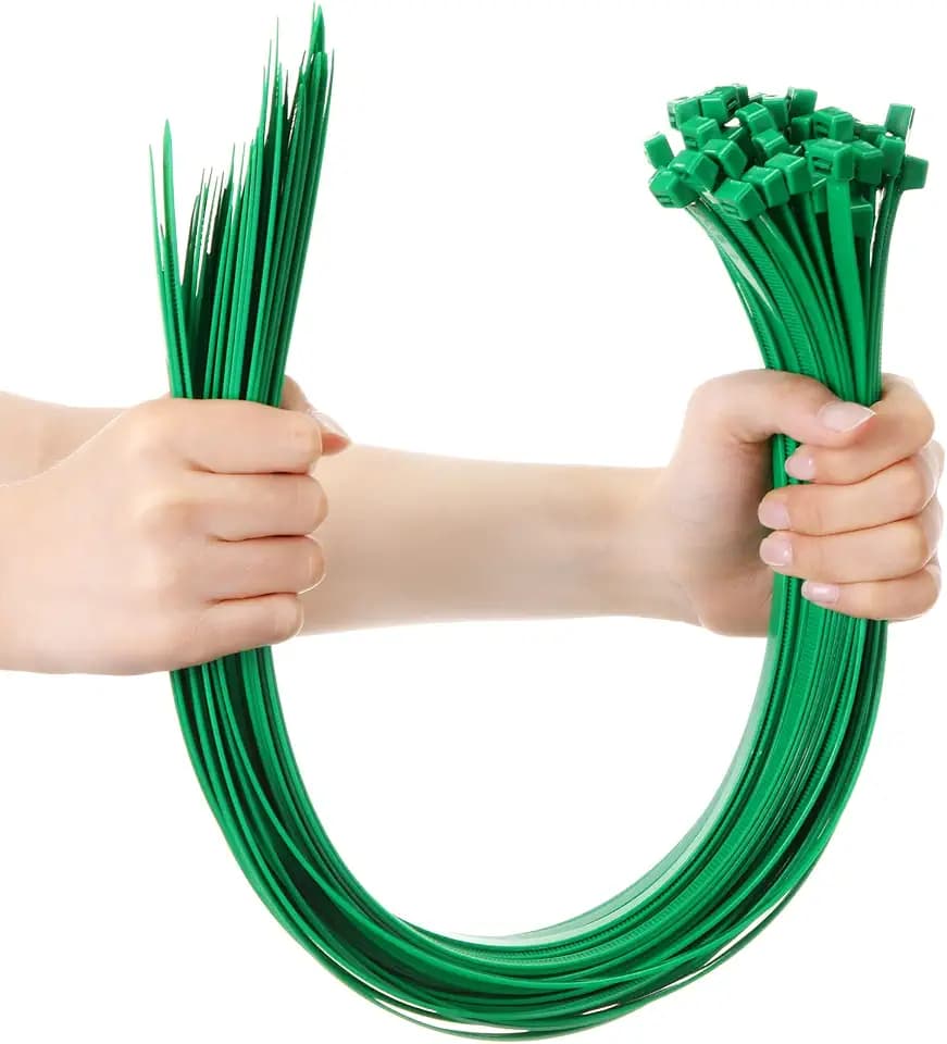 Shappy 24 Inch 50 Pack Large Zip Ties Heavy Duty Wire Ties, Green