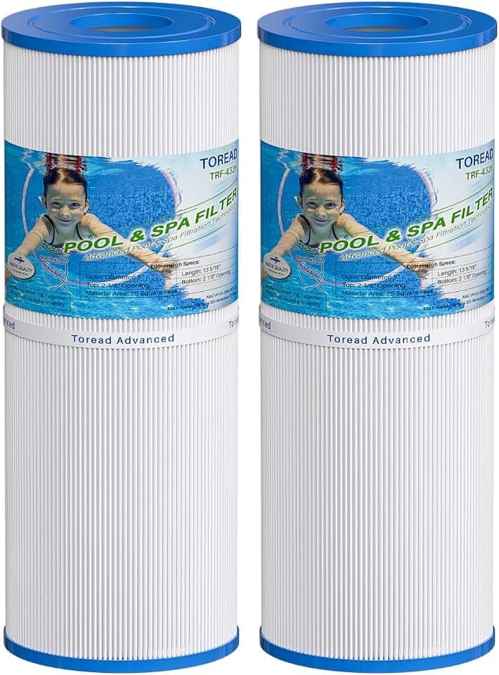 TOREAD PRB25-IN Spa & Whirlpool Filter Ersetzt Unicel C-4326, FC-2375, 2PC