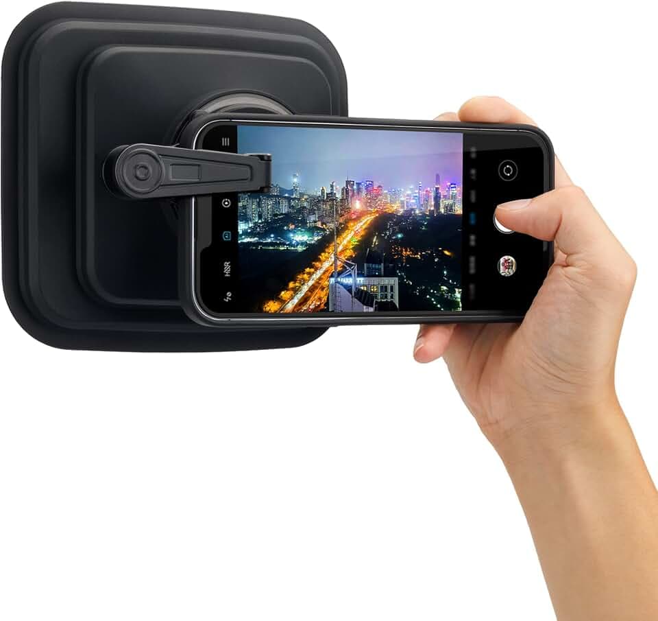 PROfezzion Silikon Anti-Reflex Kamera Gegenlichtblende für iPhone Handys