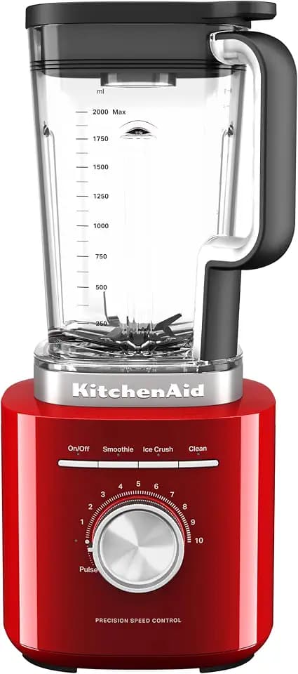 KitchenAid Pure Power Standmixer 2L BPA-freier Behälter Empire Rot