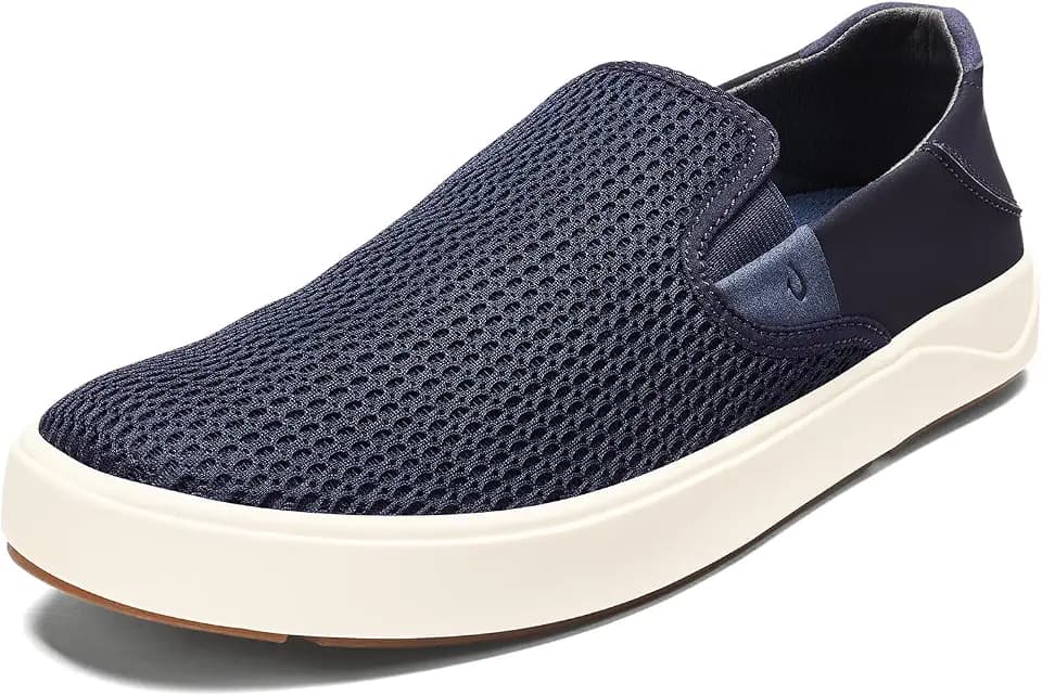 OluKai Lae'ahi Men's Slip On Shoes, Breathable Everyday Sneaker