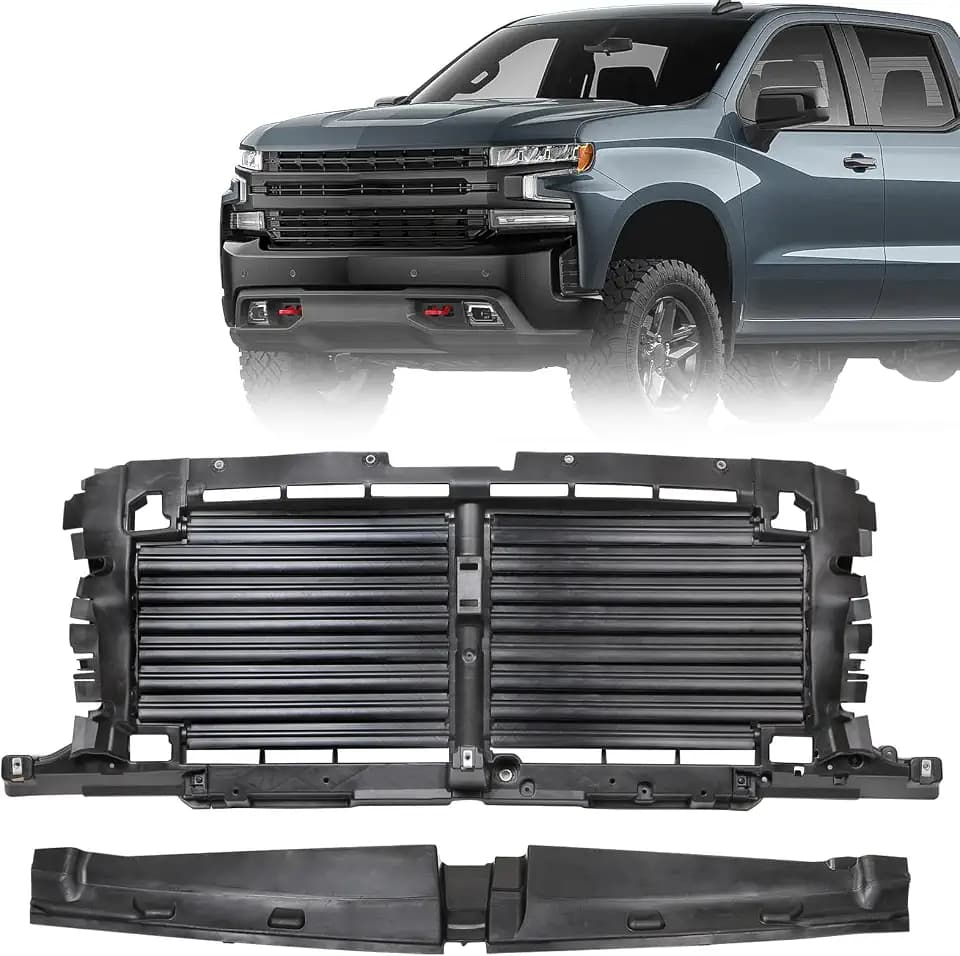 JOLONG Active Grille Shutter w/o Motor for 2022-2025 Chevy Silverado 1500