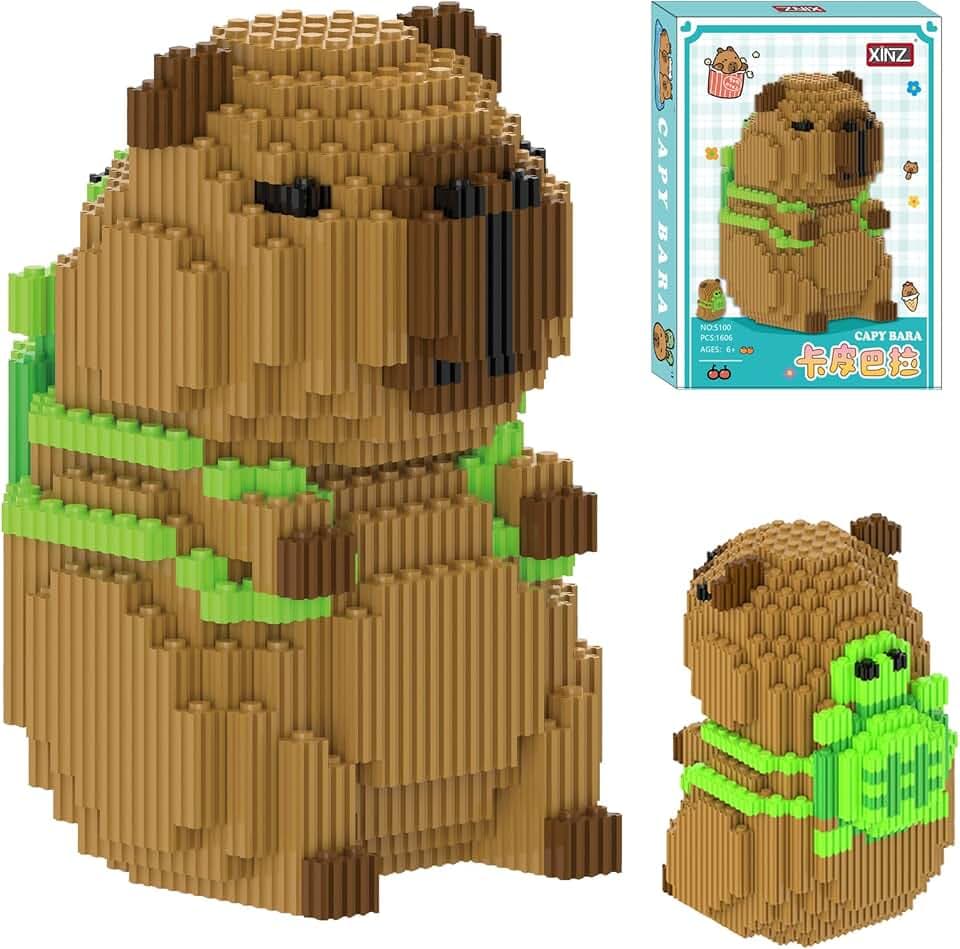 Capybara Bausteine, Capybara Mini Klemmbausteine Modellbausatz