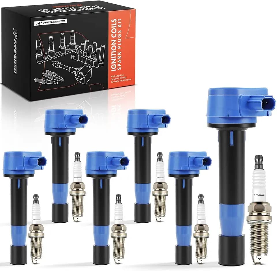 A-Premium Ignition Coil Pack and Iridium Spark Plugs