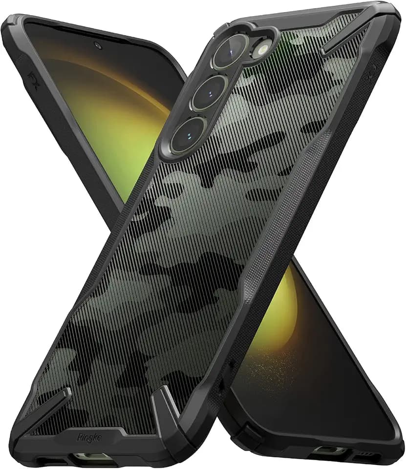 Ringke for Samsung Galaxy S23 Plus Case [Fusion-X Camo Black]