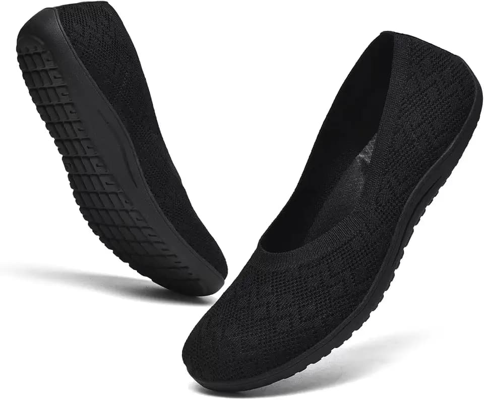 Women's Wide Toe Box Flats Shoes Ballet Flat