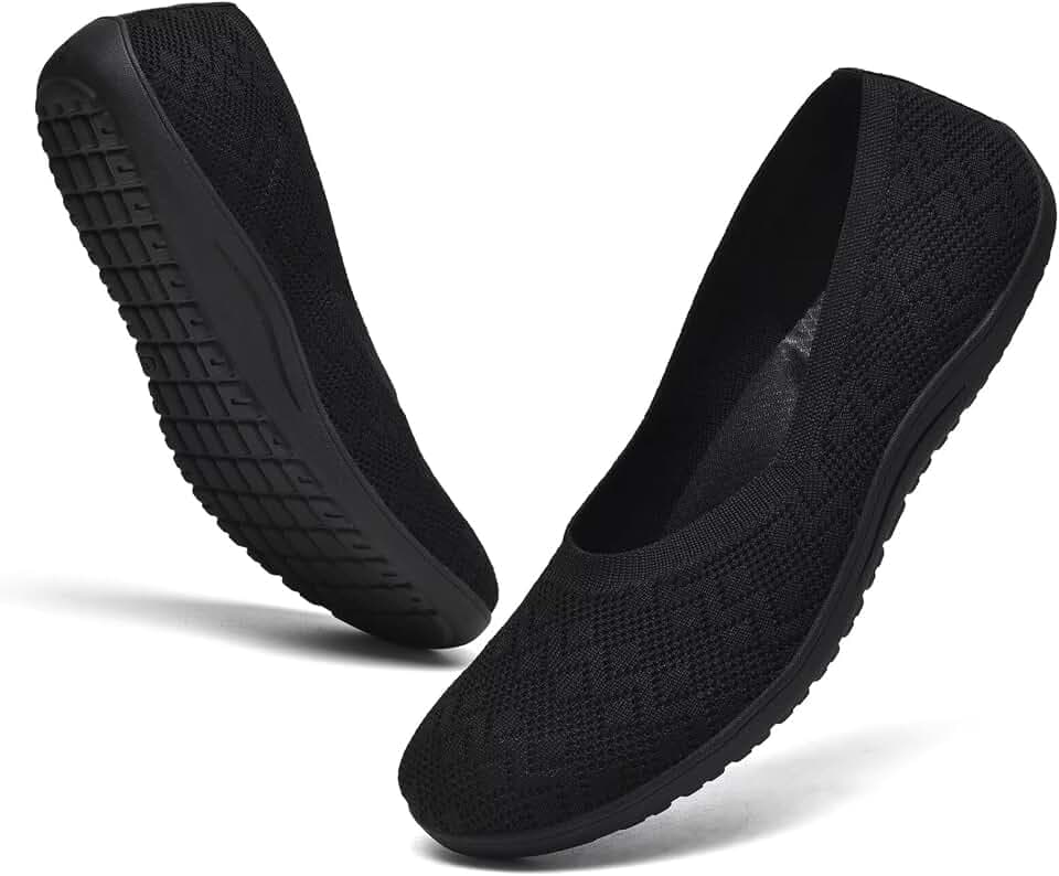 Women's Wide Toe Box Flats Shoes Ballet Flat