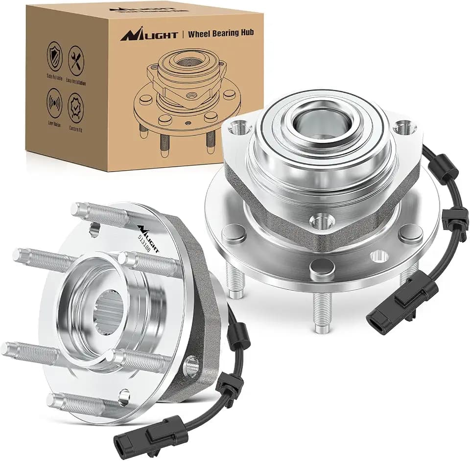 Nilight Front Wheel Bearing Hub for Chevrolet Trailblazer 2002–2009