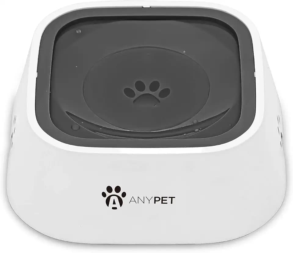 No-Spill Dog Water Bowl, Anti-Splash Pet Slow Drinking Water Feeder, Spill Proof Travel Bowls for Large Medium Small Dogs and Cats
