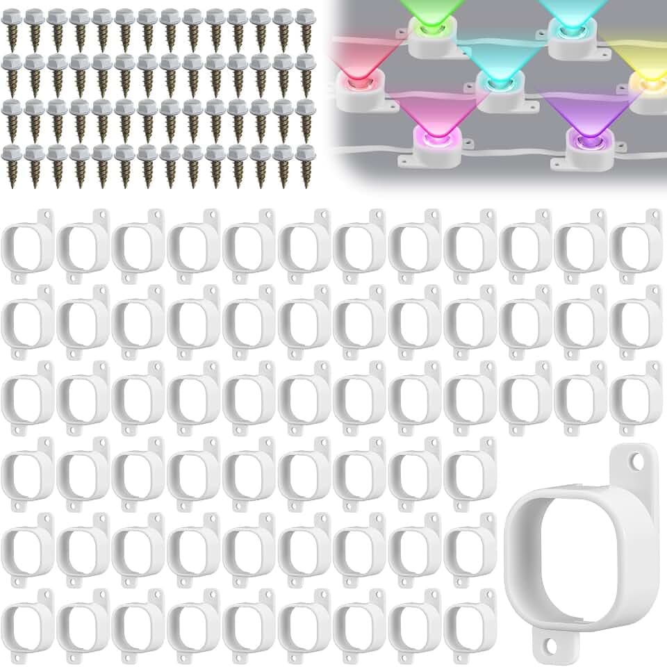 Beeveer 150 Set Light Clips Compatible with Govee H706 H806 Pro Lights