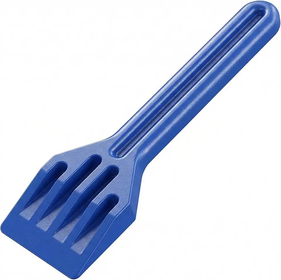 h heicko Klotzkelle Kunststoff | Blau, 275x70x18mm | Präzises Verglasungswerkzeug & Bodenverlegehilfe | Ergonomische Montagewerkzeug für Fenster, Türen & Parkett | Robuster Glasheber