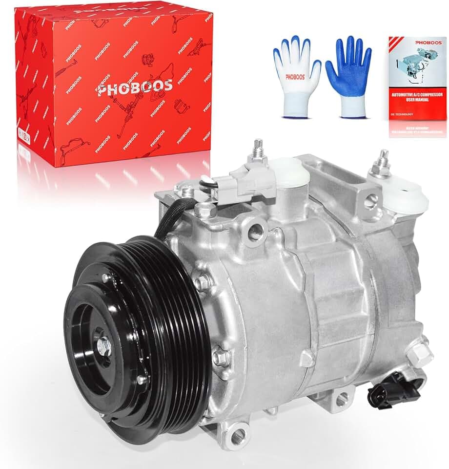 PHOBOOS A/C Compressor with Clutch Compatible with Chrysler & Dodge